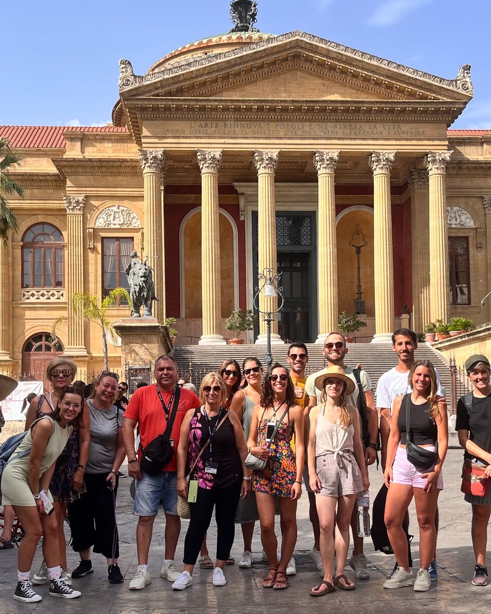 Palermo-Free-Walking-tour-with-local-guide-in-english at Massimo Theater Palermo Sicily Italy